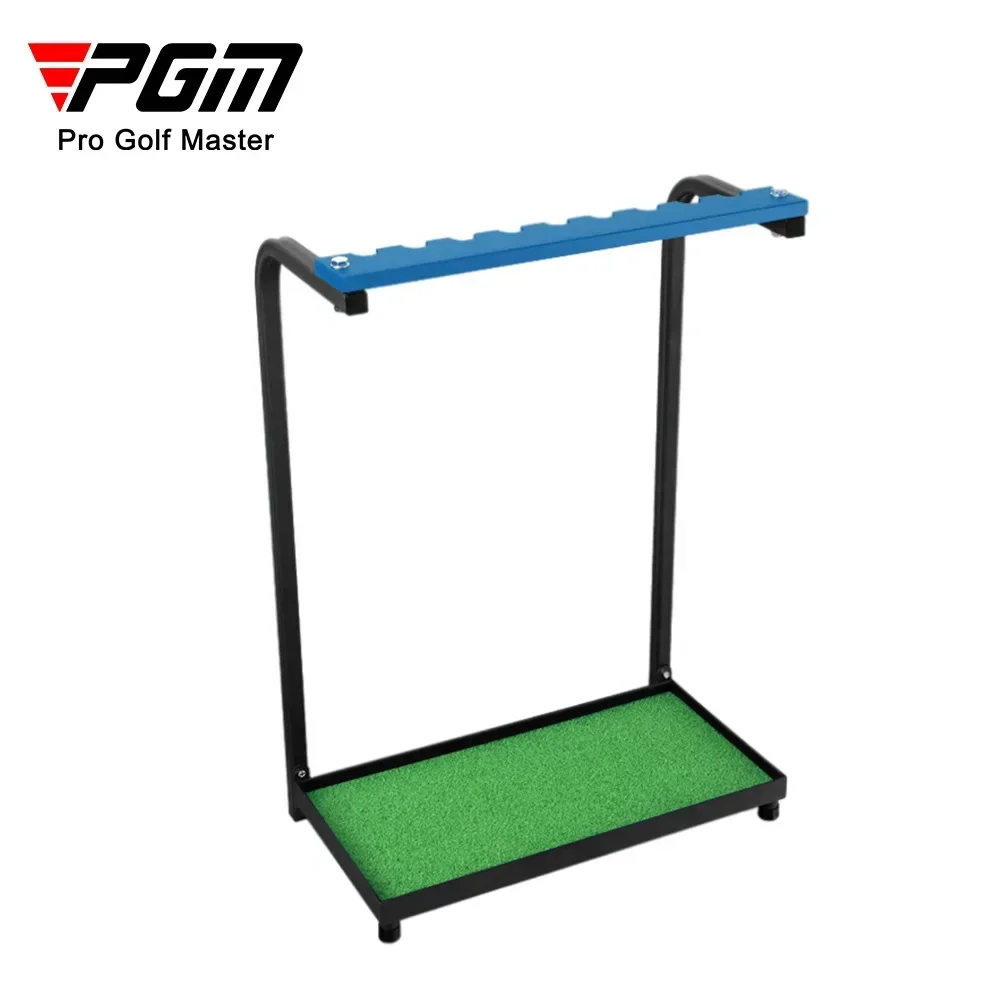 pgm-golf-pole-stand-organizer-equipment-storage-9-holes-golf-club-rack-durable-golf-course-supplies