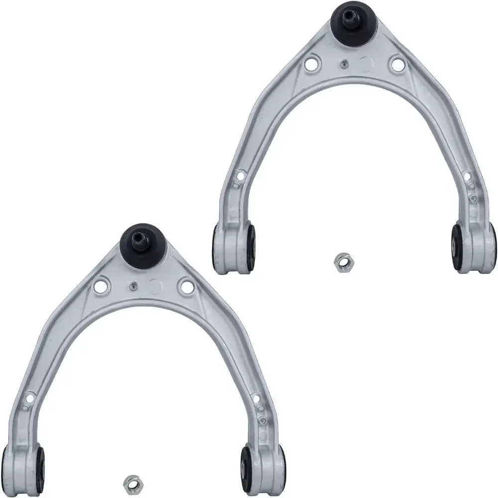 2-Piece Upper Control Arms with Ball Joint Assembly for 2007-2014 Audi Q7, 2003-2010 Porsche Cayenne, 2004-2010 VW Touareg