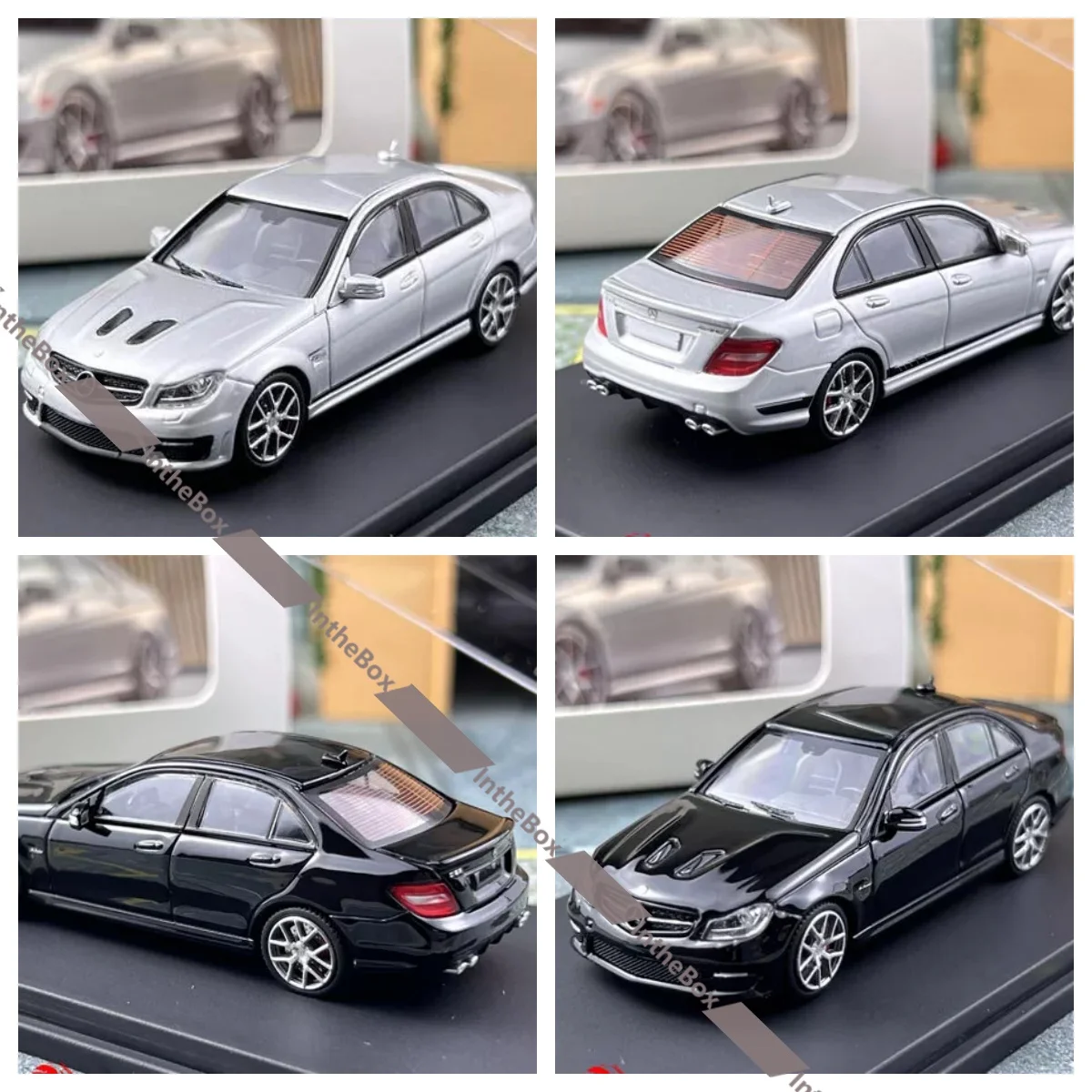 King Model 1/64 MB C63 W204 507 Diecast Model Car Collection Limited Edition Hobby Toys