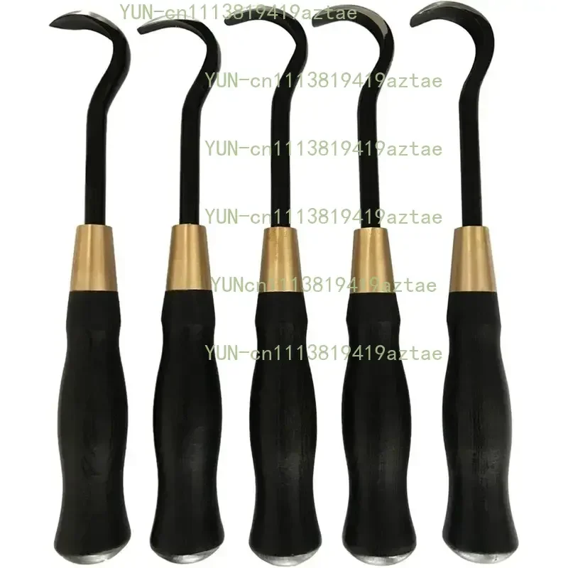 Bonsai Scraper 5-Piece Tool Set Including Blades, Multiple Sizes And Storage Bag Bonsai Deadwood Carving Tool Set