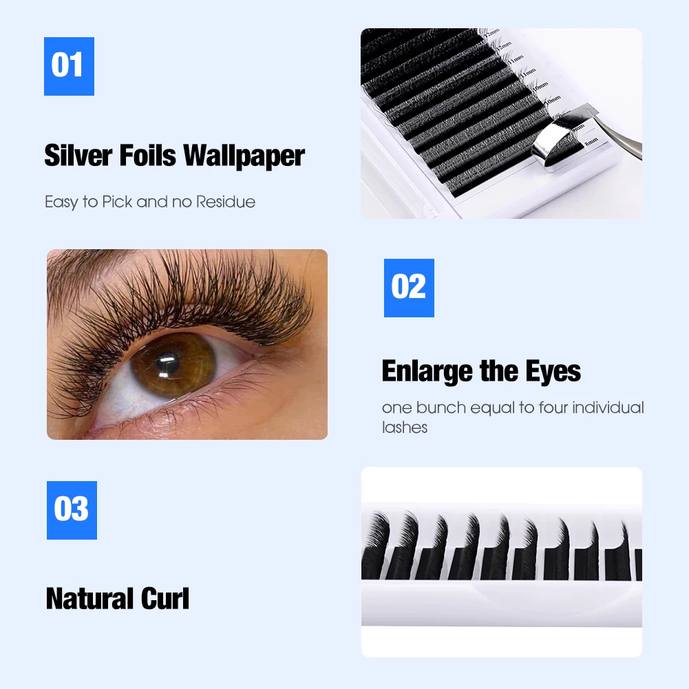 4D W Wimpernverlängerungen Make-up W Stil gefälschte Wimpern weiche natürliche handgemachte hochwertige Wimpern Großhandel Wendy Lashes 5PCFreeShip