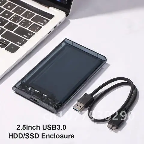 

6TB 6GMbps Transparent USB3.0 to USB3.0 Micro-B Mobile Hard Disk Case for 2.5 inch SATA Solid State Drive Box SSD HDD External