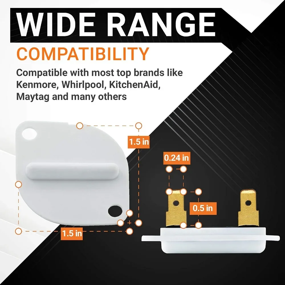 3390719   Fusibile termico per asciugatrice compatibile con asciugatrici Whirlpool e Kenmore PS 11741444   AP AP 3133489 688841 690198 279650 3389639