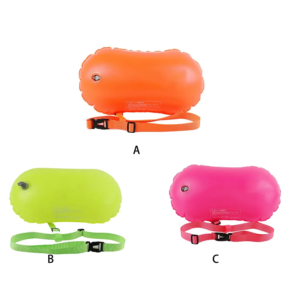 

Dry Swimming Bag Inflatable Waterproof Buoy Water Sports Equipment Bright Color Pack Tool Bags Adult Children Rose red