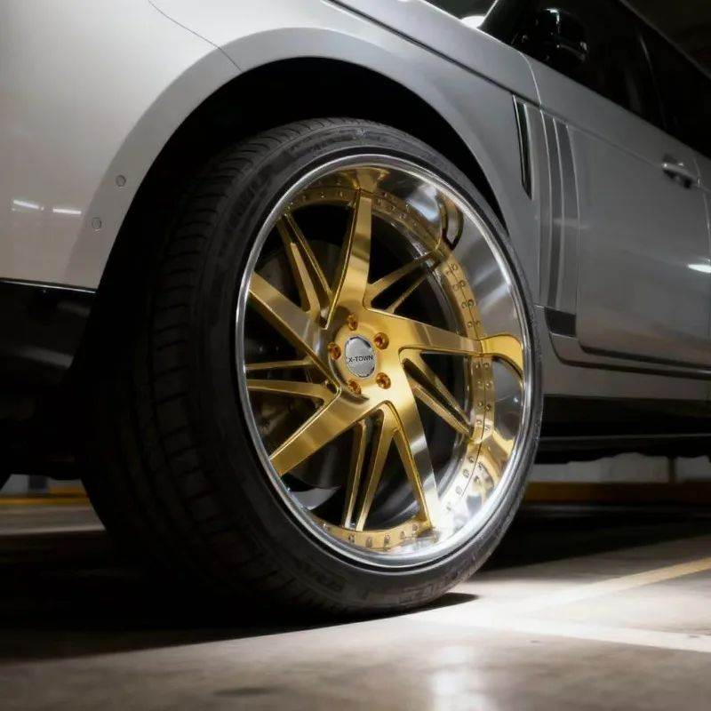 26 Style 18 19 20 22 24 26 Inch 5X127 Rims 30mm ET Chrome Gold Deep Concave Custom Aluminum Forged Wheels For Chevrolet Impala F