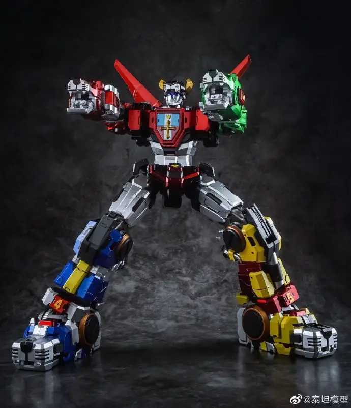 In Stock Titan Power TP-01 TP01 Beast Lion King Golion Voltron Metal Transformation Action Figure Toys Boys Collectible Toys