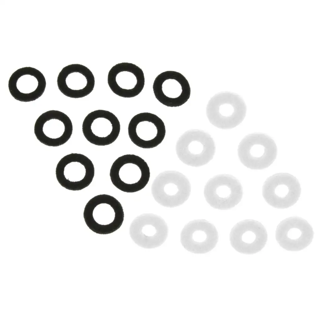 10 Pieces Lightweight Trumpet Felt Washers Cushion Pad Brass Instrument Accessory Brass Instruments Parts & Accessories