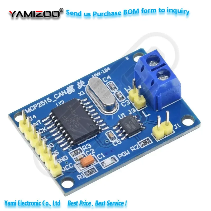 MCP2515 CAN-Bus-Modulplatine TJA1050 Empfänger SPI für 51 MCU ARM Controller NEU – Detail 3