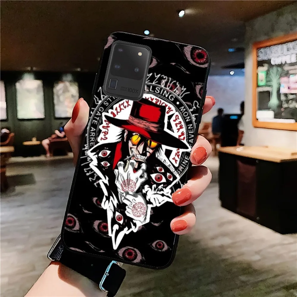 Alucard Hellsing Anime Phone Case For Samsung S 9 10 20 21 22 23 30 23plus Lite Ultra FE S10lite Fundas