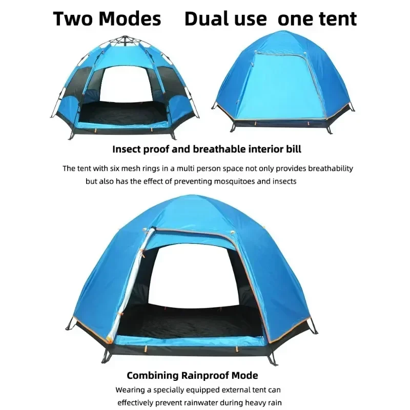 ques wholesale 6 corners 2 doors  tent outdoor camping tents camping outdoor outdoor tents