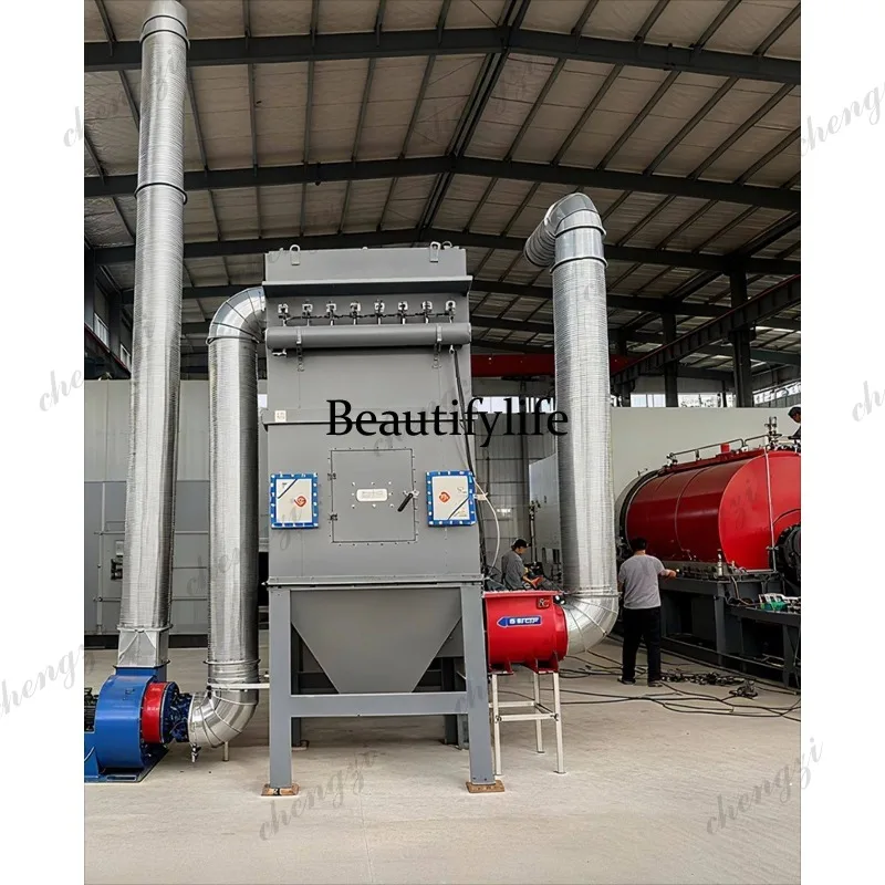 

81 Titanium Dioxide Dust Collector High Air Volume Pulse Bag Filter For Chemical Plant Raw Material Dust