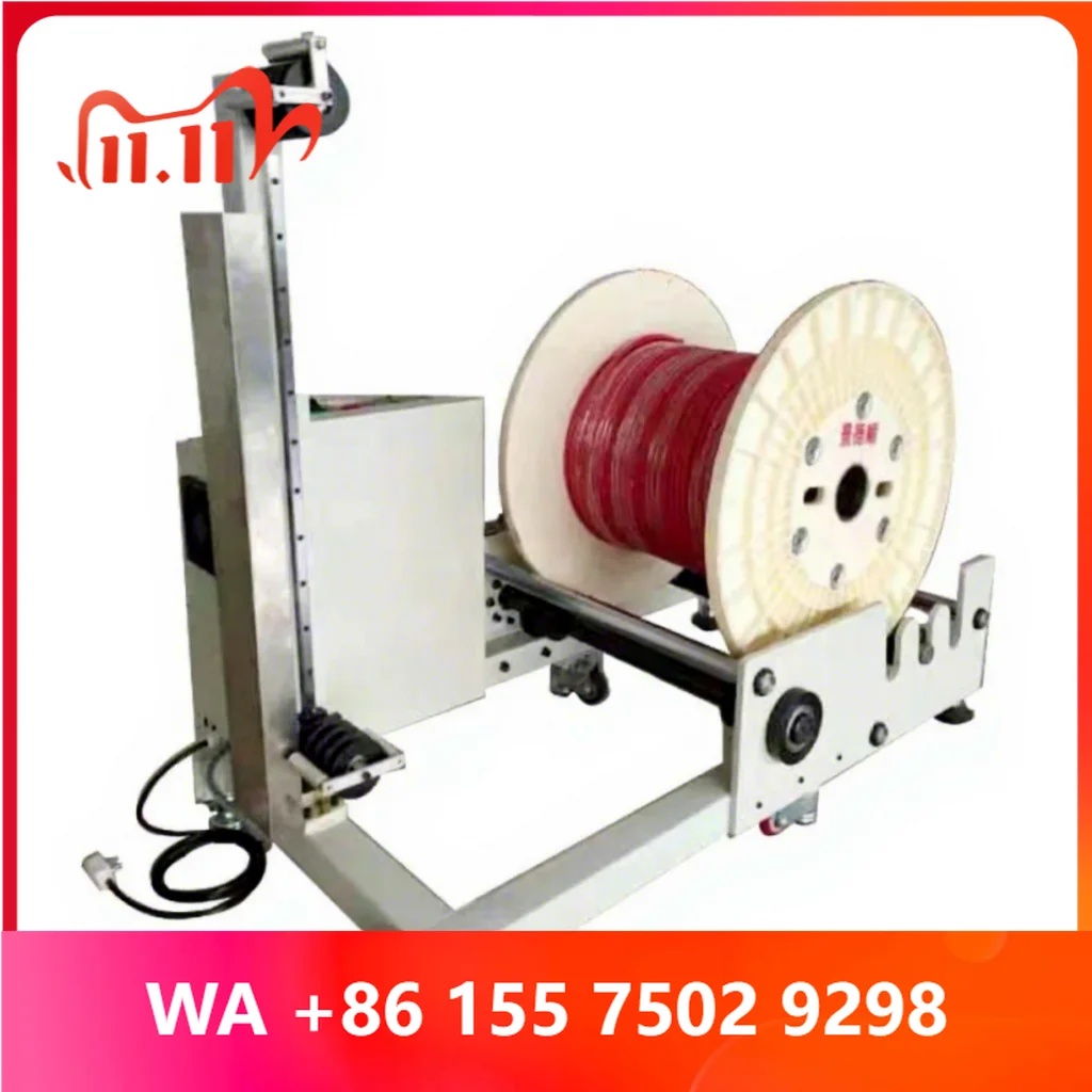 JCW-WP05B Heay Wire Reel Prefeeder Cle Spool Unwinding Winding hine for Stripping Usage