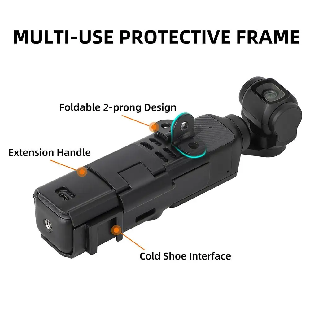 Multi-functional Extended Protective Frame Adapter For Osmo Pocket3 To Expand The Protective Border For DJI Osmo Pocket3 Frame