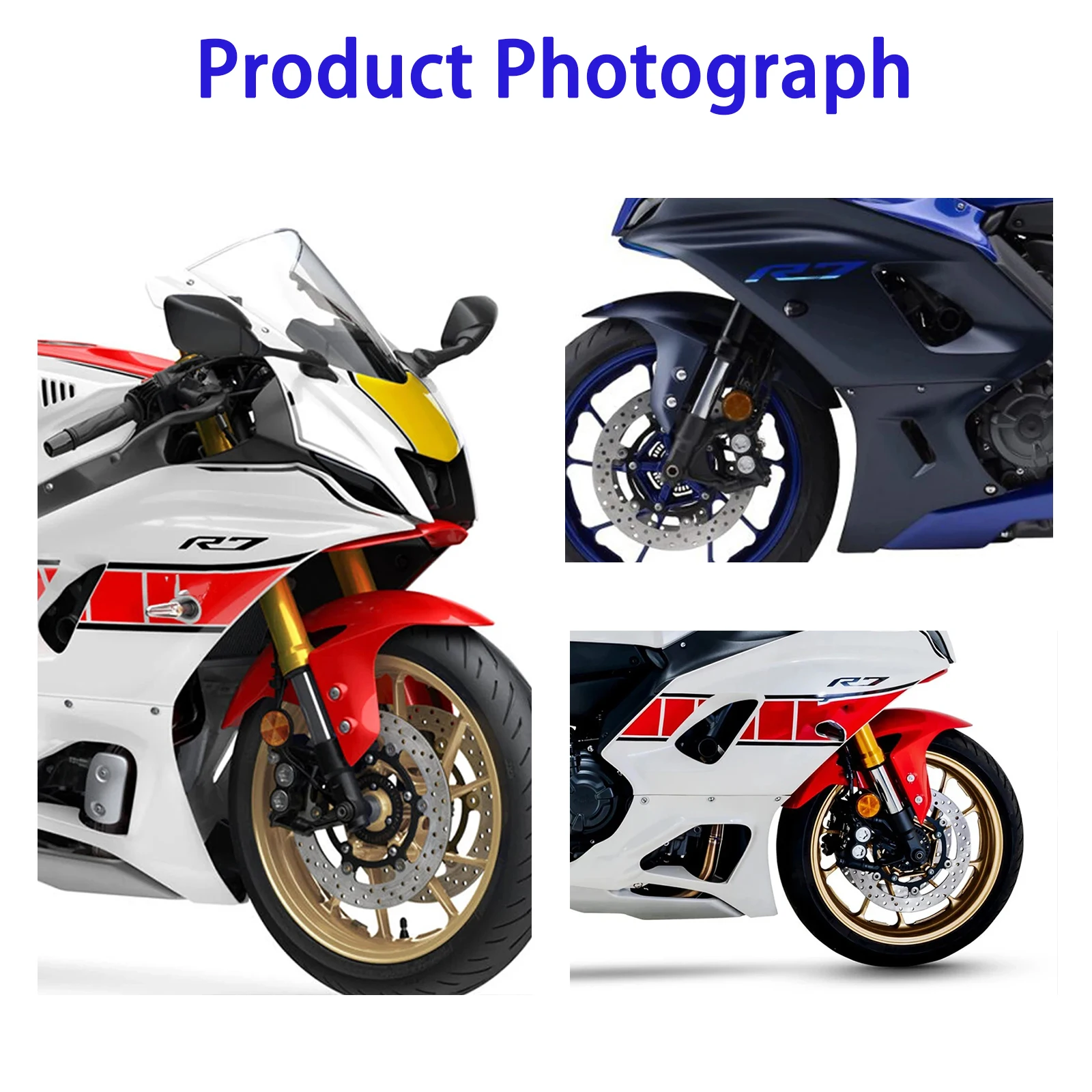 For Yamaha YZF-R7 R7 YZFR7 Part YZF R7 2021 2022 2023 Motorcycle Front Wheel Fender Mudguard Mudflap Splash Mud ABS Guard Cover