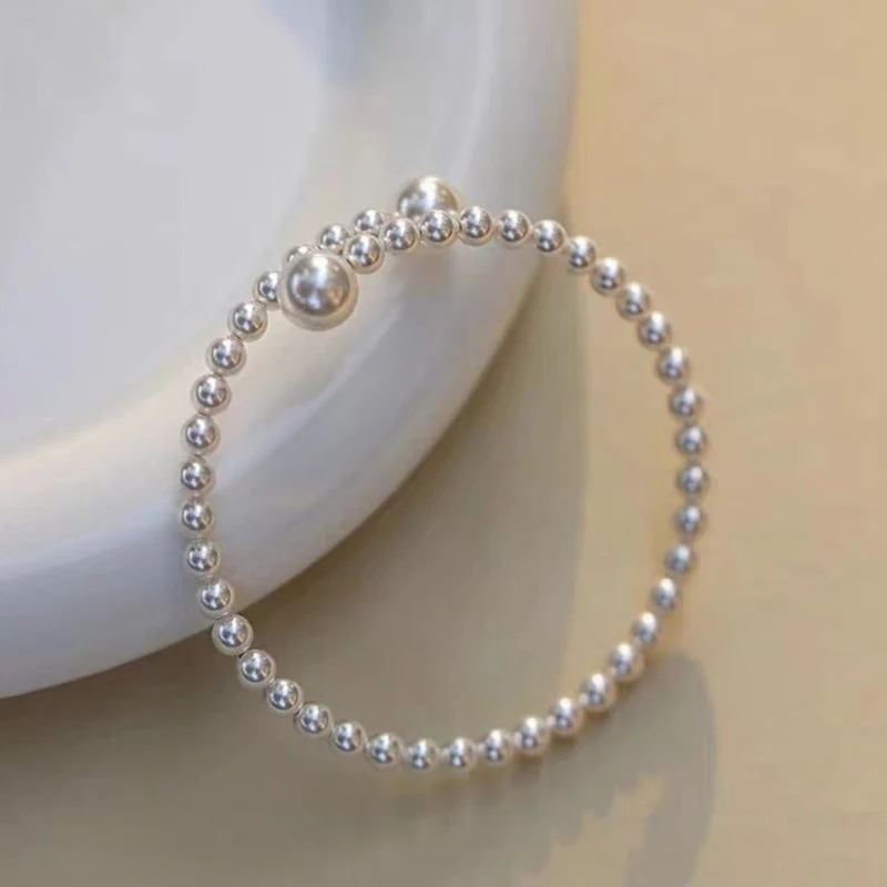 Imitationsperlen-Armband für Frauen, süße süße Kätzchen-Klaue, handgefertigt, verstellbare Öffnung, Armband, Student, Freundschaft, Schmuck, Geschenk – Detail 5