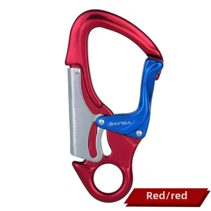 35KN Professional Climbing Carabiner Heavy Duty Tension Auto Safety Lock 7075 Aviation Aluminium Material Outdoor