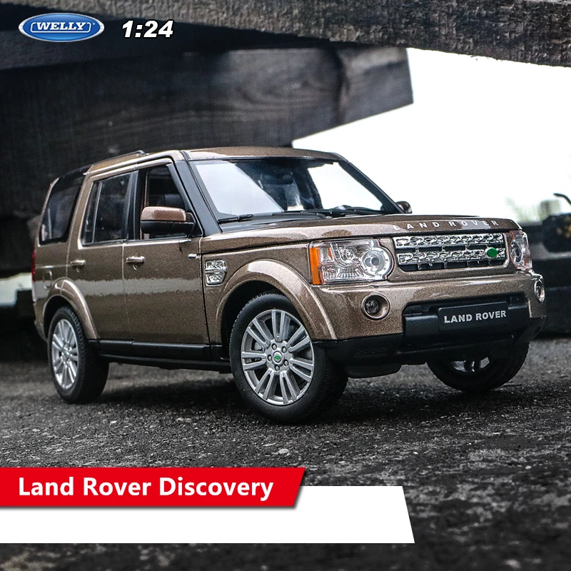 Welly 1:24  Land Rover Discovery Brown  Car Alloy Car Model Simulation Car Decoration Collection Gift Toy Die Casting Model Boy