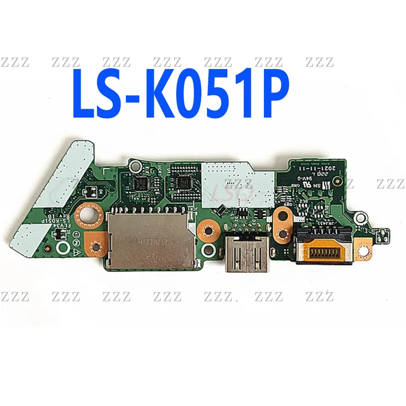 ZZ For Lenovo Thinkbook 14 15 G2 ITL Portable Computer USB SD LAN Components IO Board LS-K051P