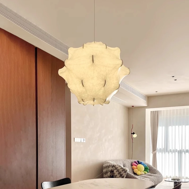 

Silk lamp French living room chandelier Nordic designer dining room Master bedroom