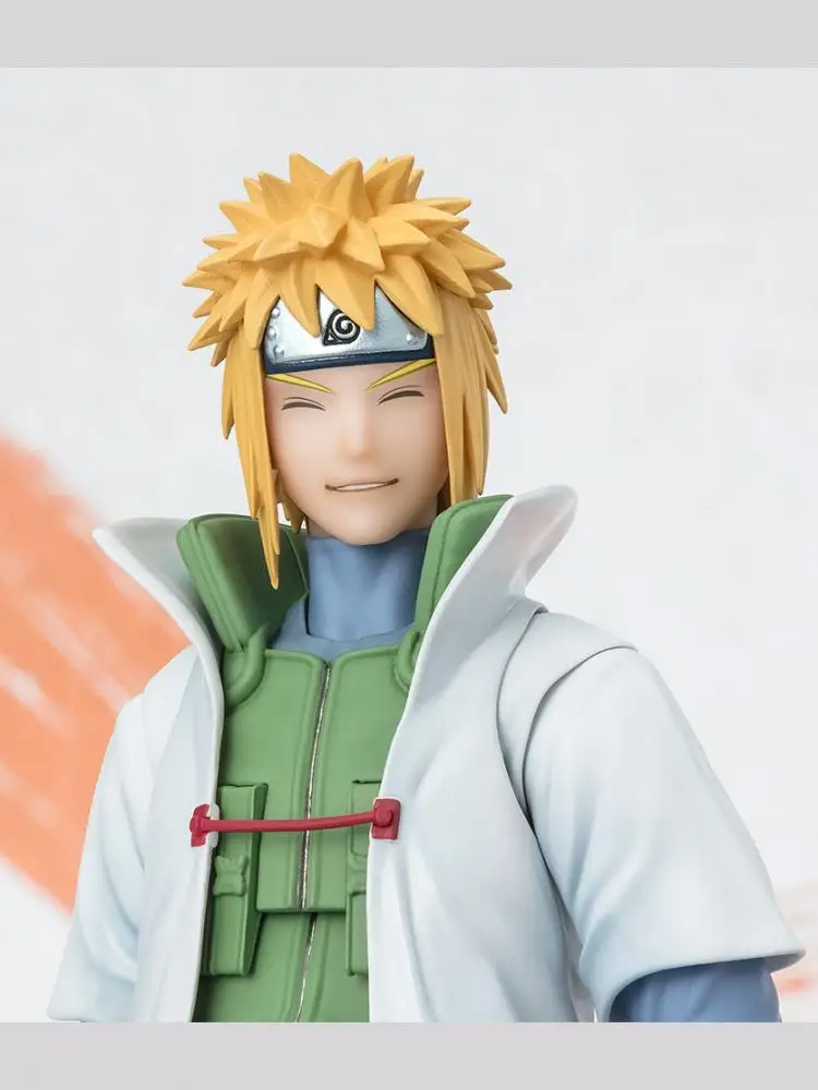 Original echt auf Lager Bandai Shfiguuts Anime Narutop99 Namikaze Minato Action figur Sammler modell Ornament Dekoration