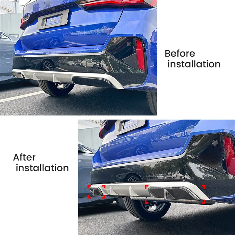 

Car Rear Bumper Diffuser Lip Cover Boot Lower Splitter Spoiler Protector For BMW X1 IX1 U11 M Sport 2023+