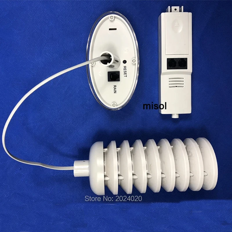 Imagem -03 - Peça Sobresselente para a Estação Meteorológica o Transmissor e o Sensor Thermo Hygro 433mhz com Painel Solar