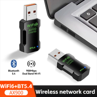 AX900 USB WiFi 6 Bluetooth 5.4 Adapter 2 in1 Dongle Dual Band 2.4G&5GHz USB WiFi Network Wireless USB Wlan Receiver Driver Free