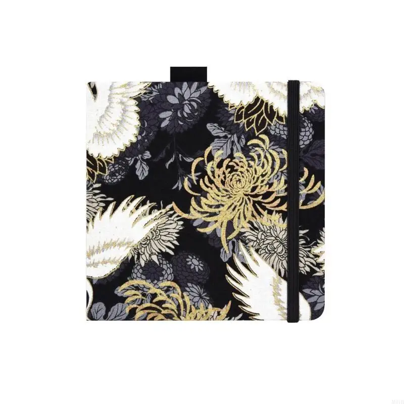 M5TB พกพาปกแข็งสเก็ตช์สีน้ำขนาด 5x5 นิ้ว 20 แผ่นพร้อมสายรัดยืดหยุ่น