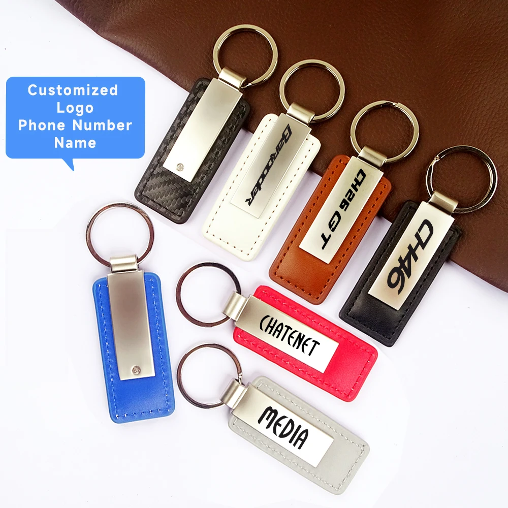 Auto Classic keyring Car Carbon Fiber Fob Metal leather keychain For Chatenet CH26 GT CH26 CH28 CH30 CH32 CH39 CH40 CH44 CH46