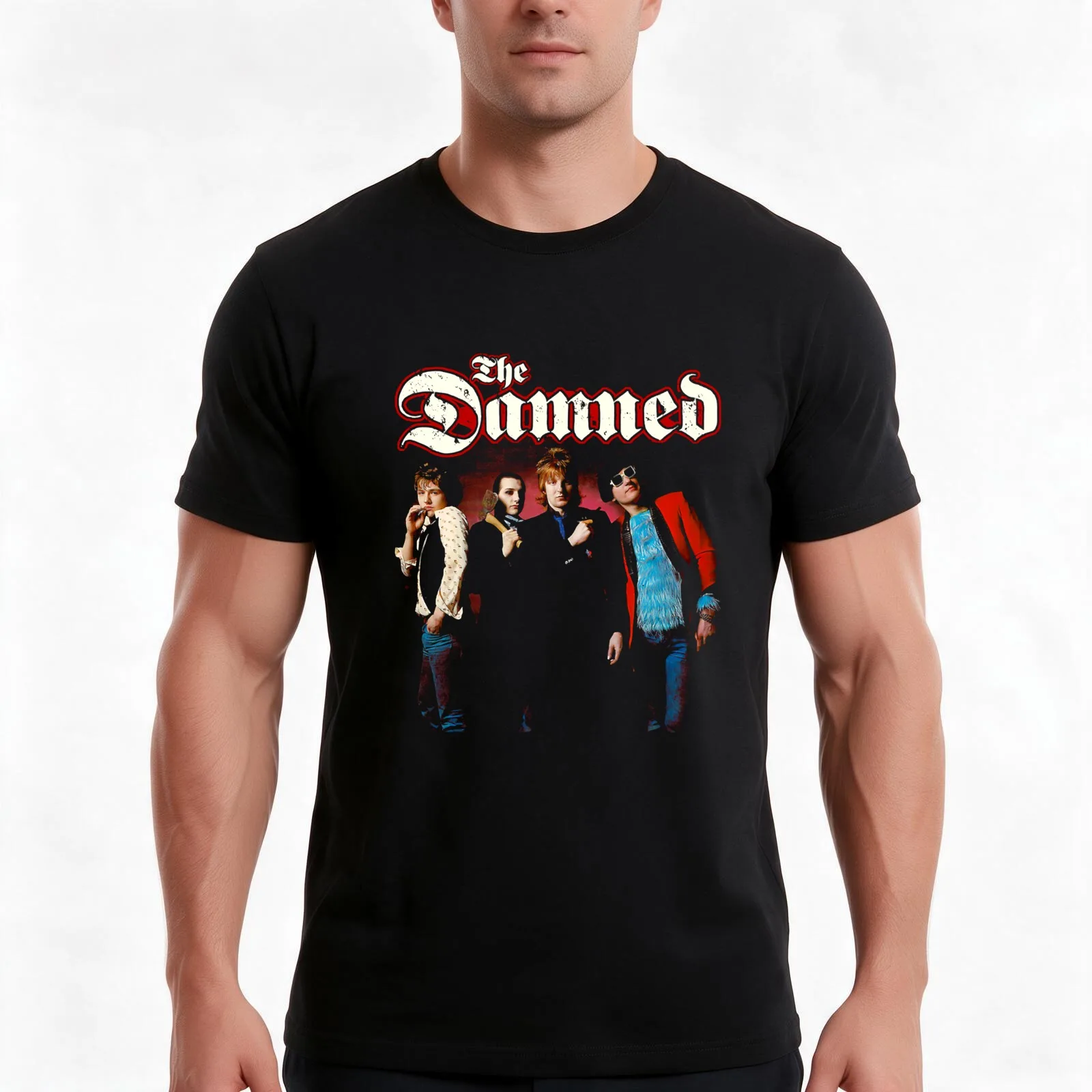 The Damned - Love Request T-Shirt, Summer Casual Cotton Tee, Oversized Streetwear Tops, Vintage Graphic Print, Unisex Men Women
