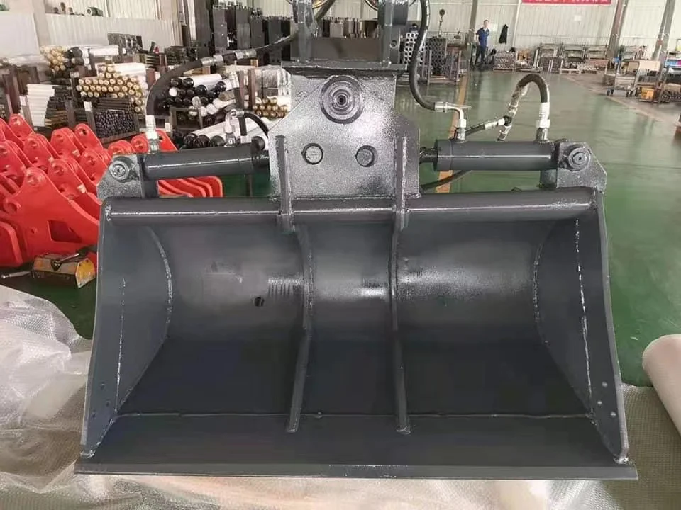 دلو الطين دلو الميل الهيدروليكي لدلو تنظيف الحفارة الصغيرة 1-4 طن تستخدم للمزارع