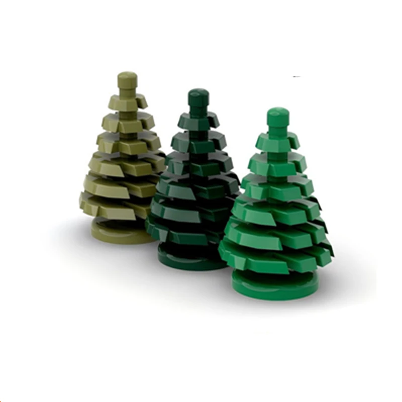 

Small Christmas tree 2.4x2.4x3.8 Compatible with 2435 Trees & Plants Self-Locking Bricks Building Blocks Toys Accessories