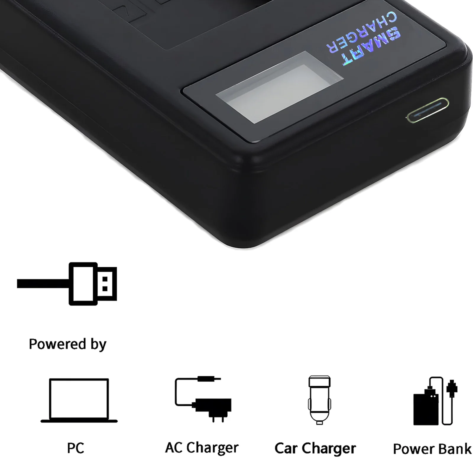 Carregador USB para Sony Cyber-shot, LCD, NP-BG1, NP BG1, DSC-W120, W150, W220, DSC-H3, H7, H9, H10, H20, H50, H55, H70, DSC-HX5V