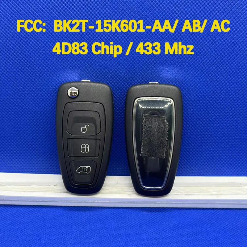 CN018057 OEM 3 Button Smart Remote Key ID63 Chip 433Mhz FCC BK2T-15K601-AB For Ford Transit /Transit Custom 2014 2015 2016