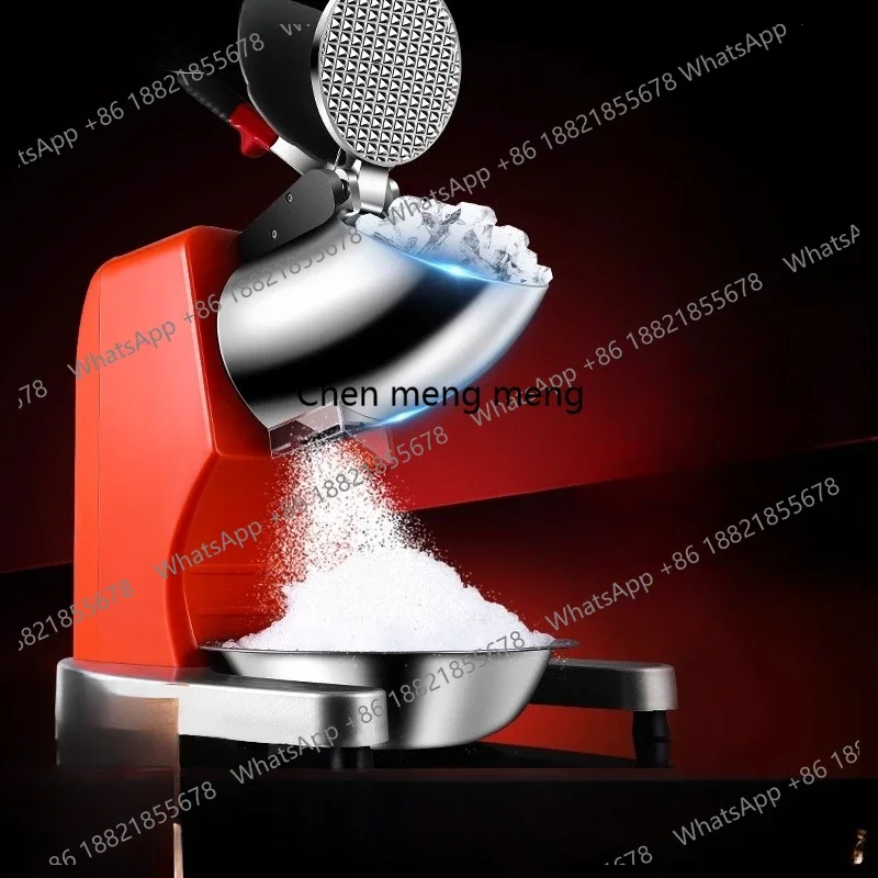 Electric Ice Crusher Commercial Fully Automatic Large Milk Tea Shop Bar Fluffy Ice Machine