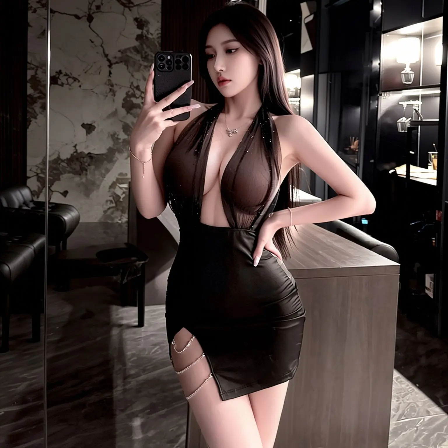 

New Sexy Women's Lingerie Sexy Spicy Girl Tight Fitting Hip Hugging Skirt Uniform Set Pajamas Sexy Women's Nightclub Party Set