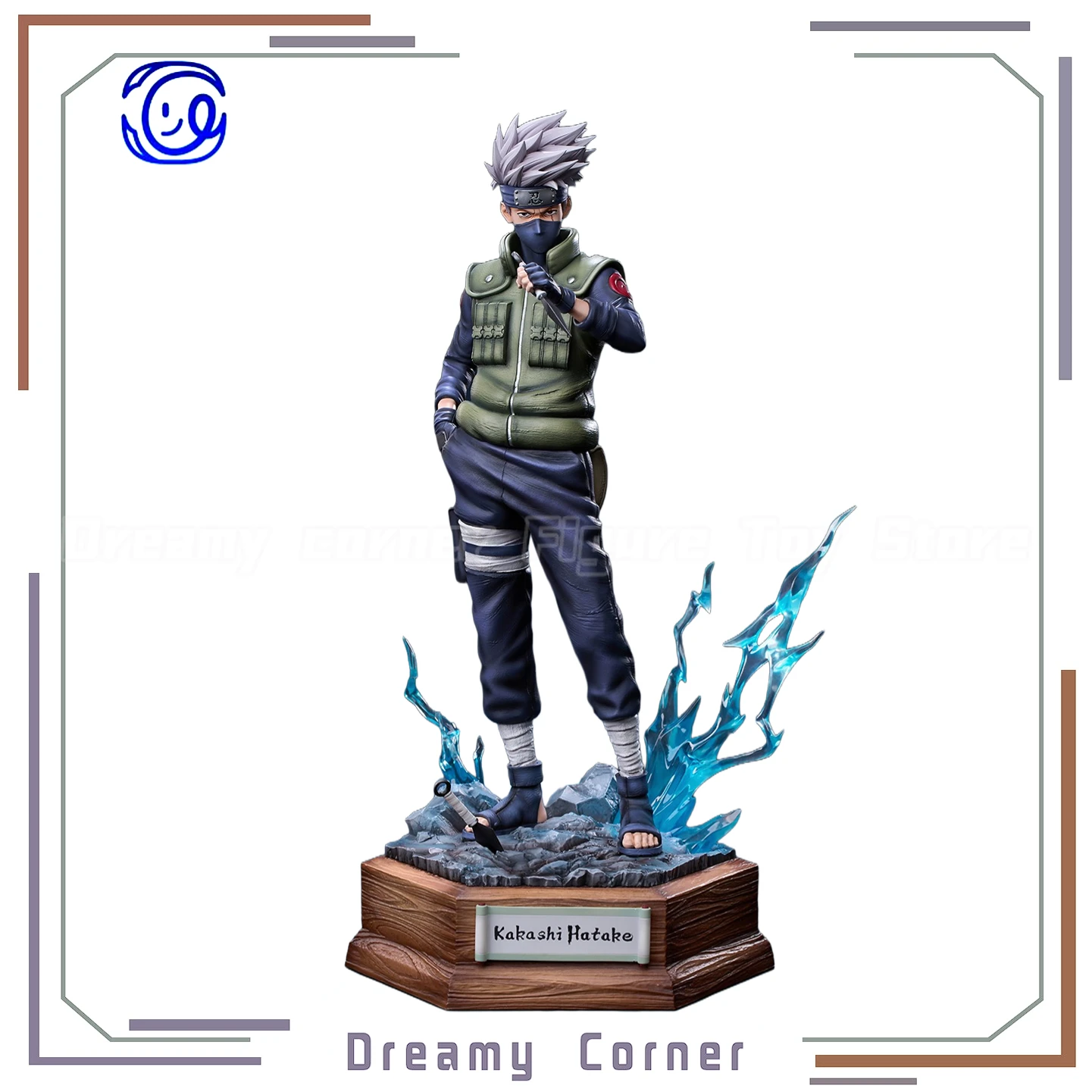 

【В наличии】Оригинальный УНИКАЛЬТ НАРУТО Шиппуден Хатаке Какаши масштаб 1/6 фигурка модель орнамент подарок