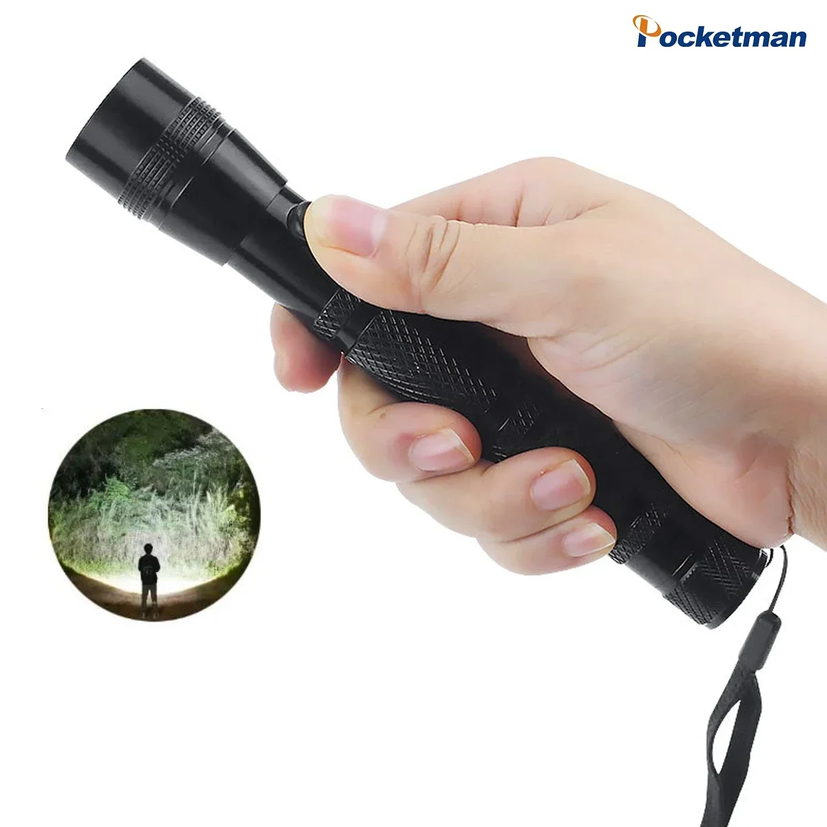 Super Bright LED Flashlight Outdoor Emergency Light Work Lights Portable Torch Long Range Camping Flashlights