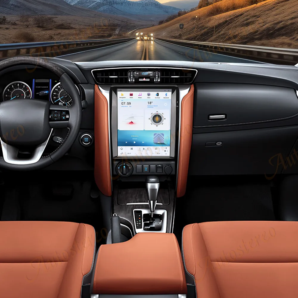 

12.1‘ DSP Carplay Android 13 For Toyota Fortuner 2016-2022 Style Screen Auto Radio Stereo Headunit Car Radio Multimedia Player-