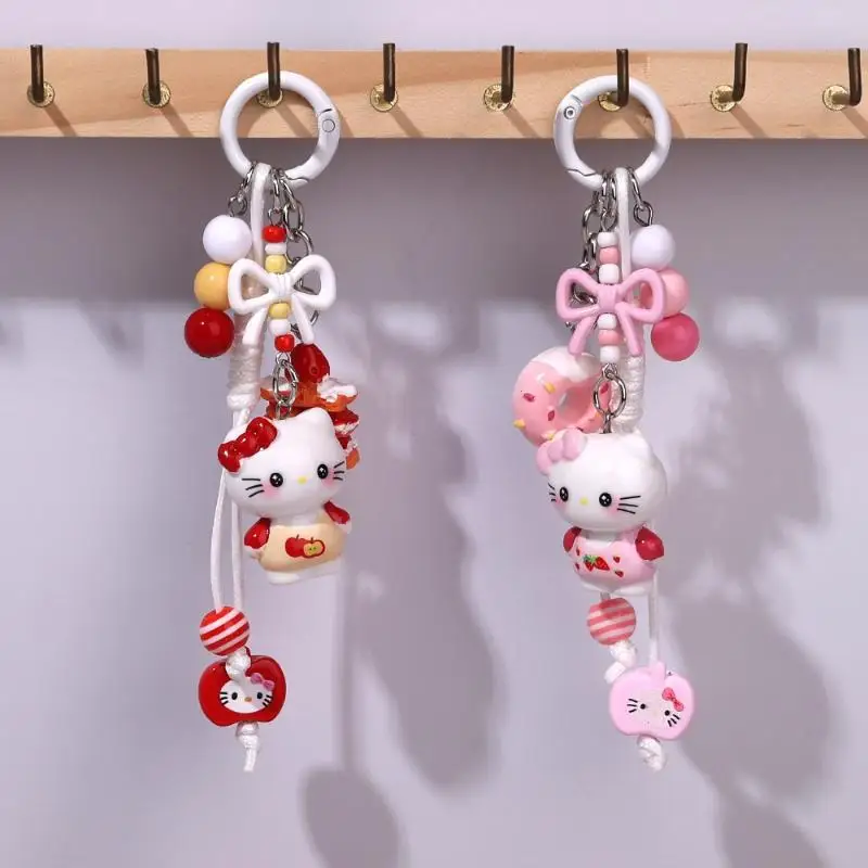 

Sanrio очаровательные брелки аниме «Hello Kitty», сумка, брелок для рюкзака, винтажный кулон, аксессуары для девочек, подарок