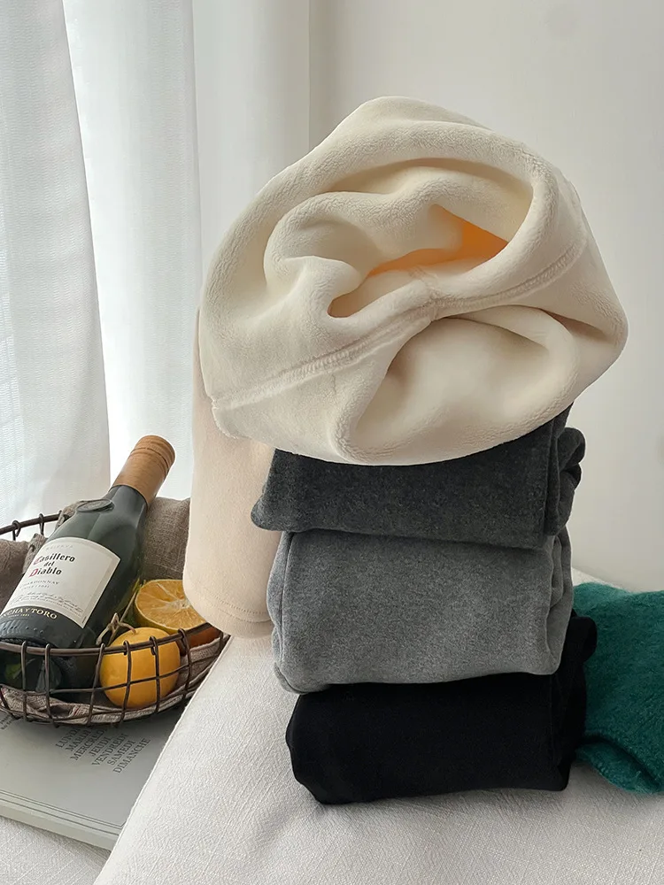 بنطال ضيق شتوي دافئ وقطيفة سميك للفتيات لعام 2025 #2