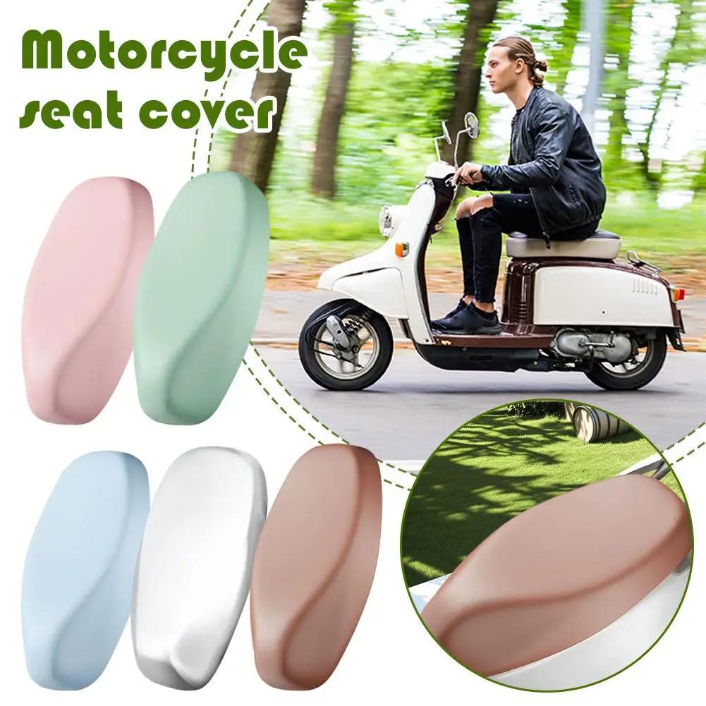 Waterproof Motorcycle Seat Cover With Elastic Band For All Seasons Universal Motorcycle Seat Protection Accessories P4Y8