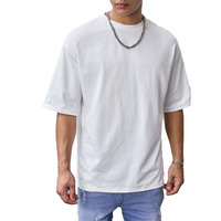Men white T-shirt Plain Color Summer Male Casual  Short-sleeved O-Neck Summer Solid Color T Shirts  Breathable Tops Boys Clothes
