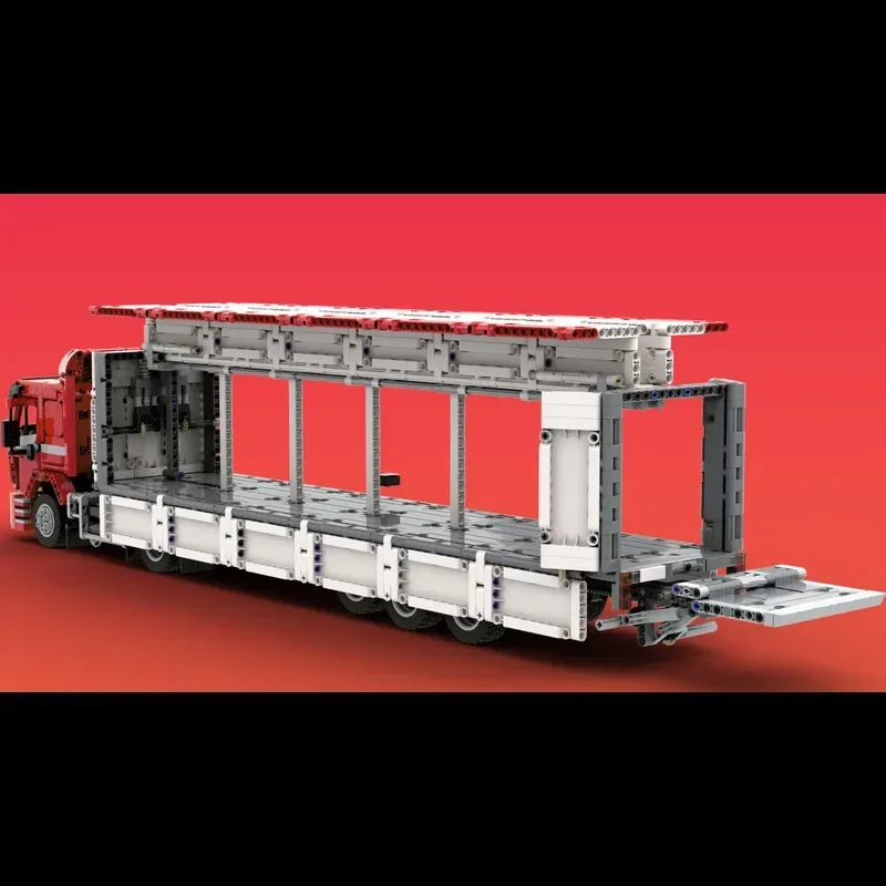 

MOC-153173 Грузовик SK 1748 и крыло, прицеп, строительный блок, модель 3264, детали MOC, креативные строительные блоки на день рождения для мальчика, игрушка в подарок