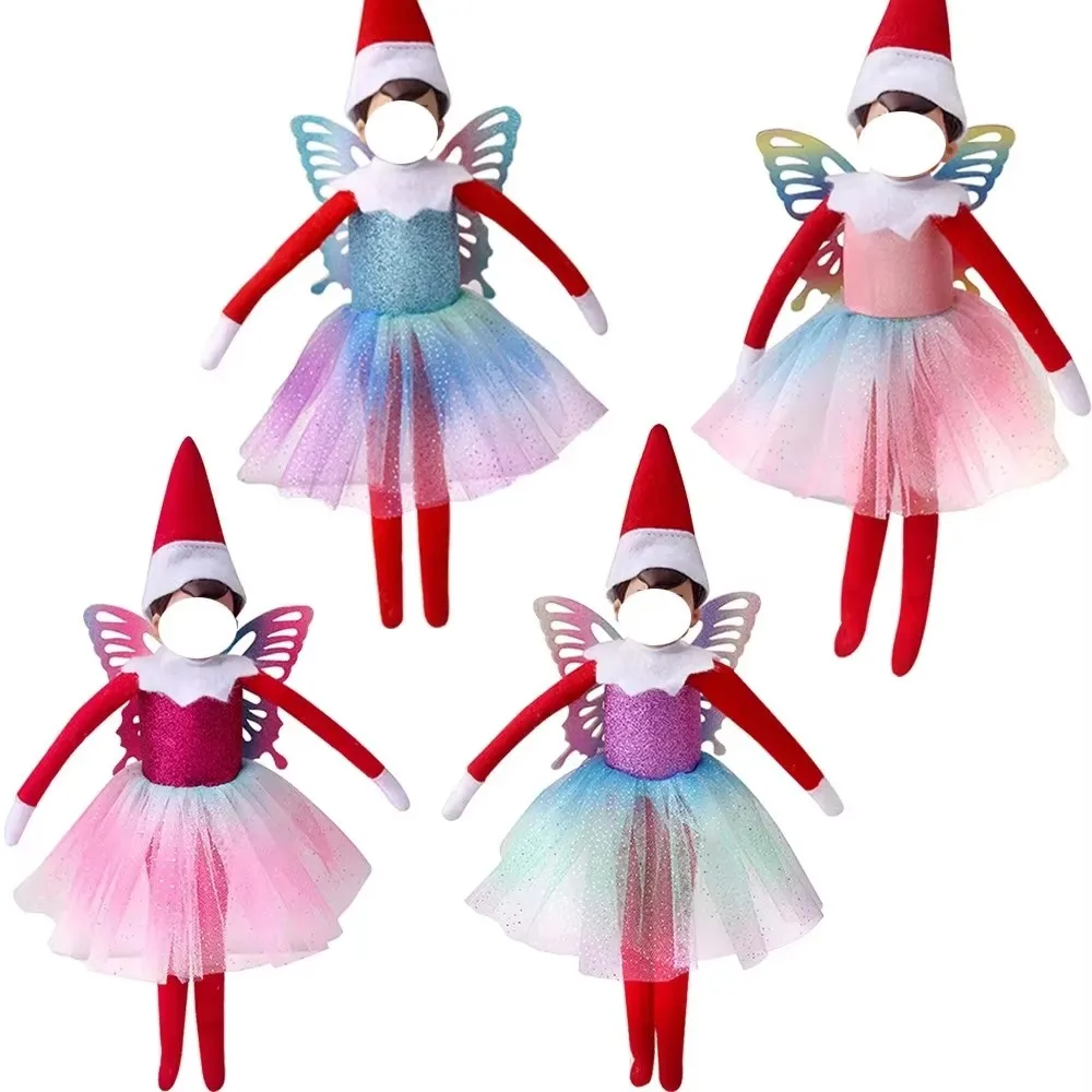 

Styles of Butterfly Skirts Pattern Style 30Cm Elf Doll Barbis Clothing Accessories Christmas Diy Accessories Girl's Toy Gift