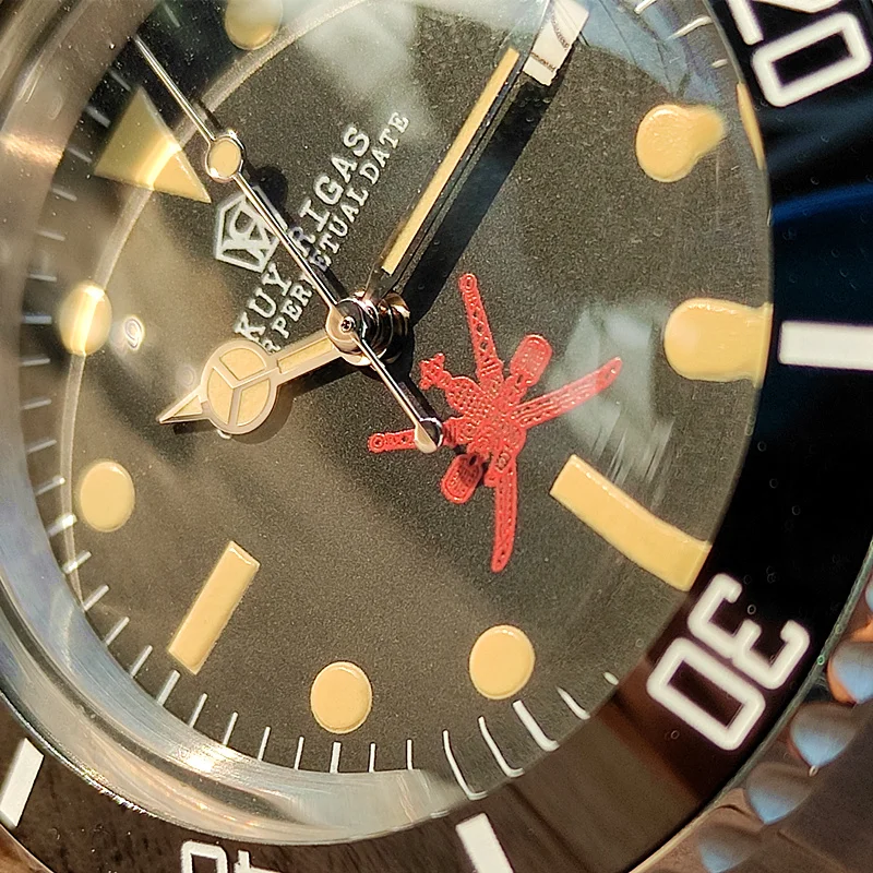 Homage Watch for Men Free Shipping Vintage Diving Sports Mechanical Wrist Watch Miyota 8215 Movement Sapphire 100M Waterproof
