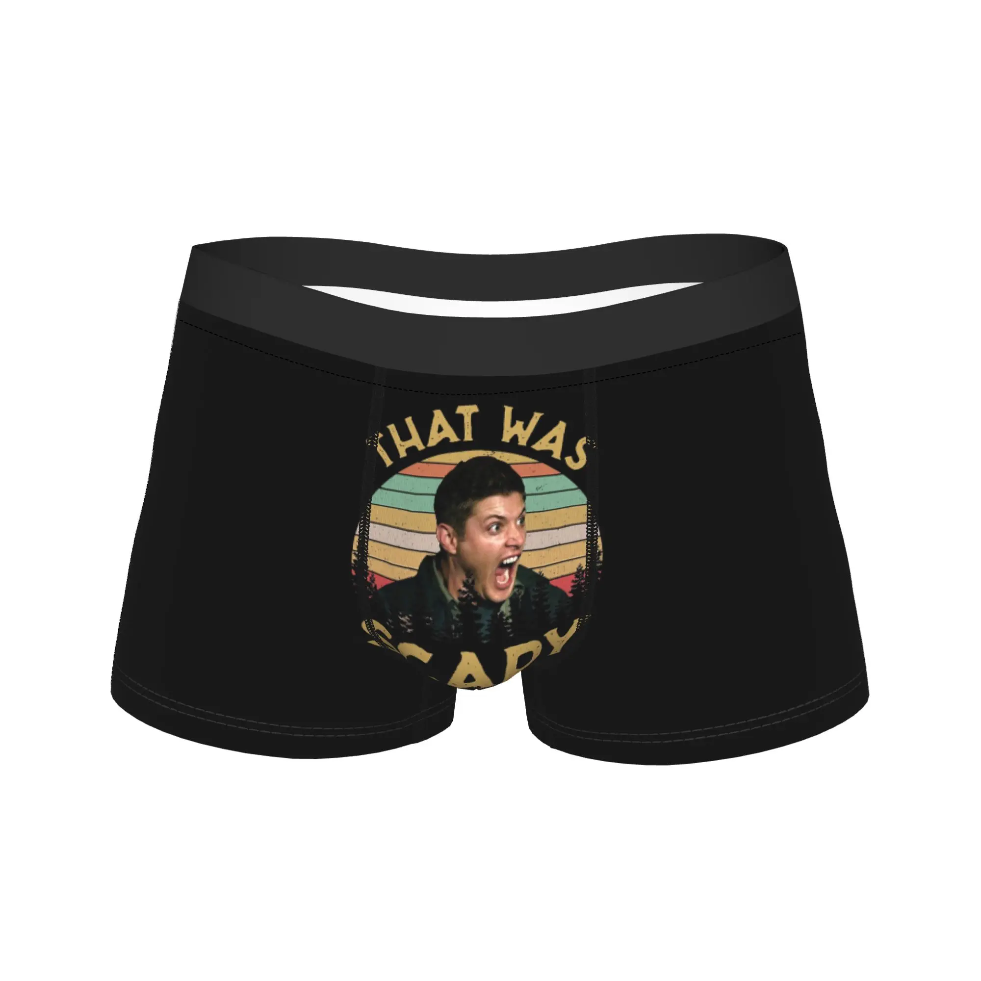 

Боксерские шорты Dean Winchester Supernatural с 3D-мешочком, горячая распродажа, удобные мужские трусы-боксеры больших размеров