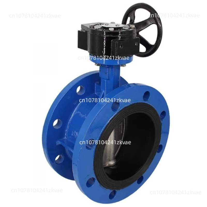 

Cast steel turbine butterfly valve Manual butterfly valve Rubber-lined butterfly valve