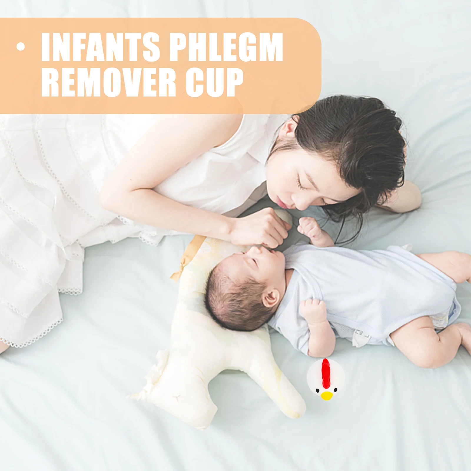 Silicone Burp Cup Baby Sputum Removal Helper Phlegm Removers Supplies Take Silica Gel Infant