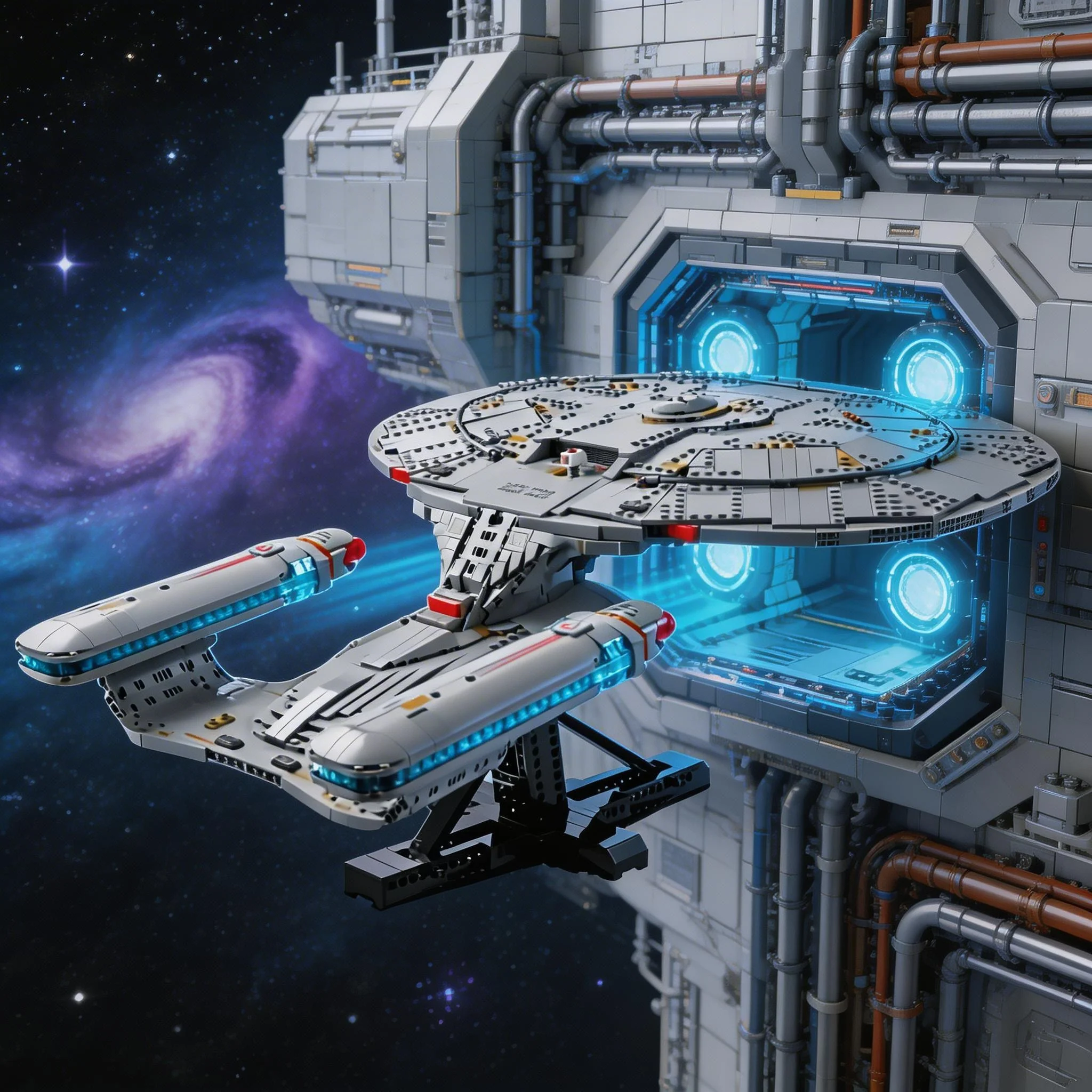 

2026 News Creative Aviation Enterprise NCC-1701 Ship Building Block Brick Model Toy Adult Holiday Gift